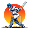Cricket Player Icon